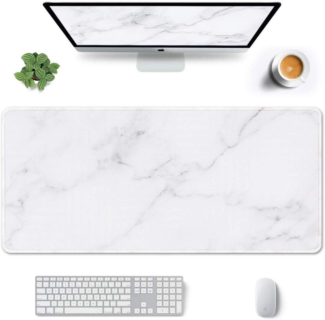 Auhoahsil Large Gaming Mouse Pad, XXL 35.4 x 15.7 in Office Desk Mat,Modern